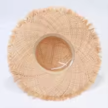 100% Handmade Straw Lady Holiday Hat
