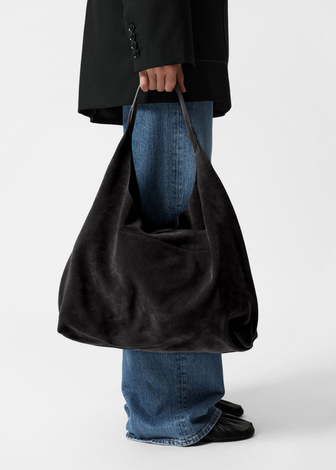 Vintage Suede Shoulder Bag