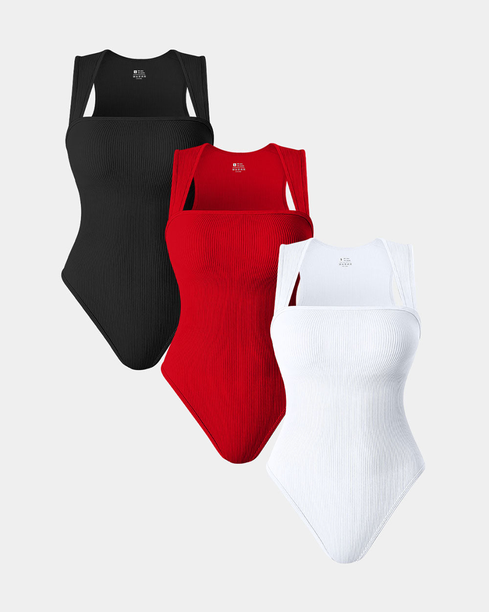 Melly Square Neck Sleeveless Bodysuits